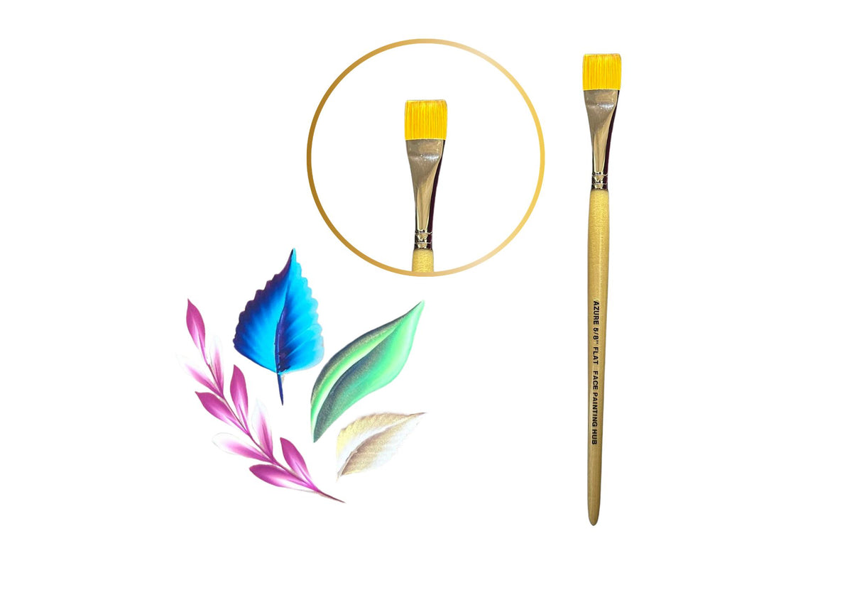 Azure 5/8" Flat Brush