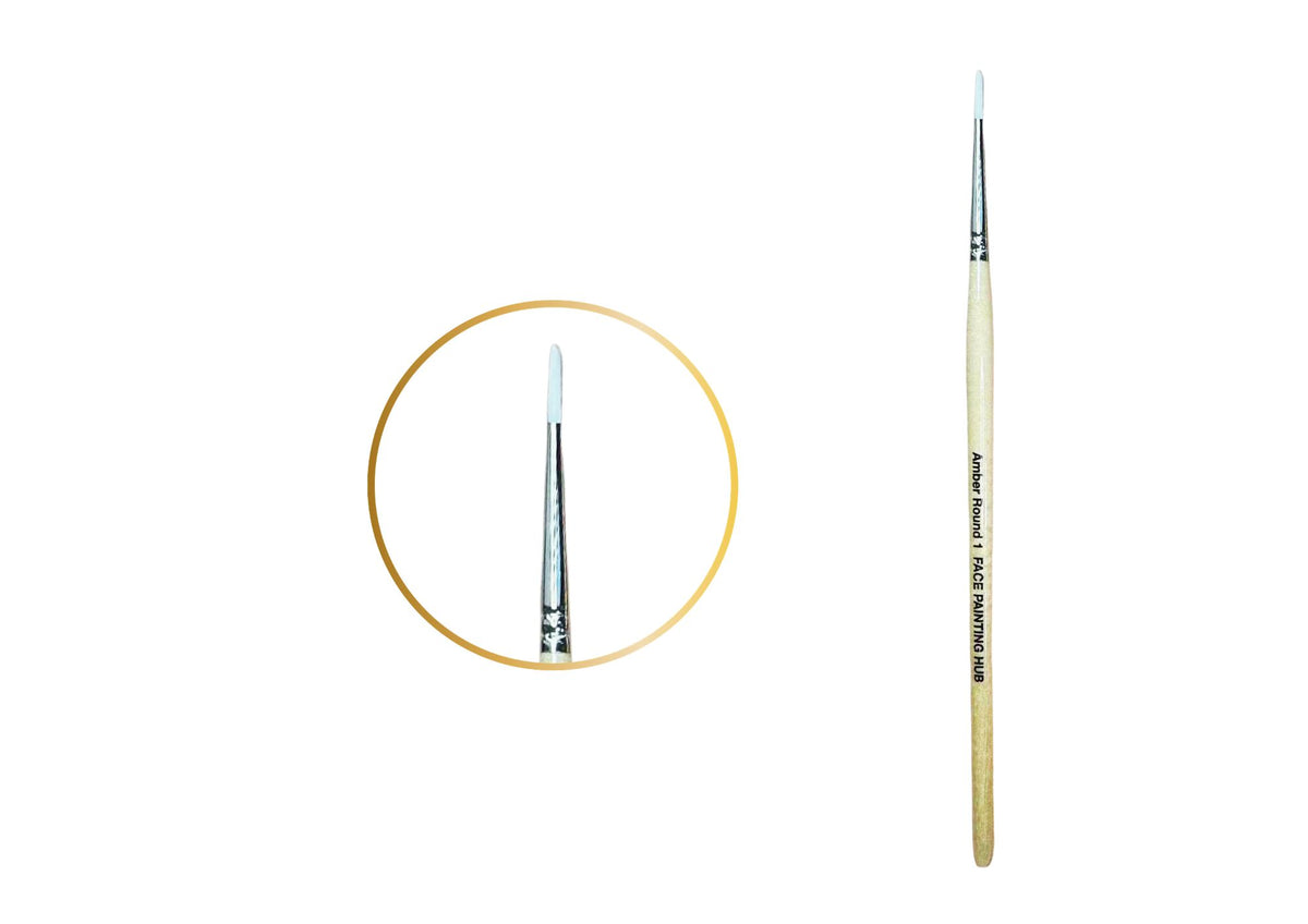 Amber No. 1 Round Brush
