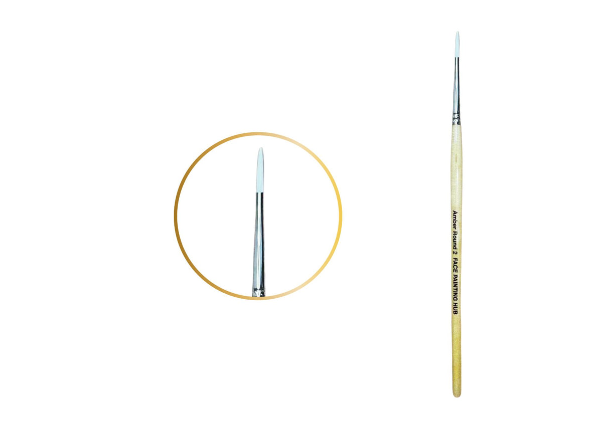 Amber No. 2 Round Brush