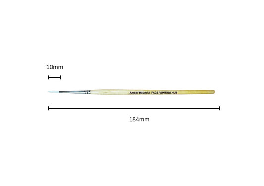 Amber No. 2 Round Brush
