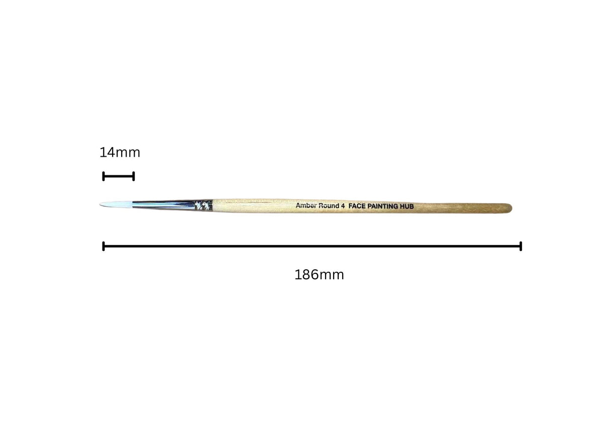 Amber No 4 Round Brush