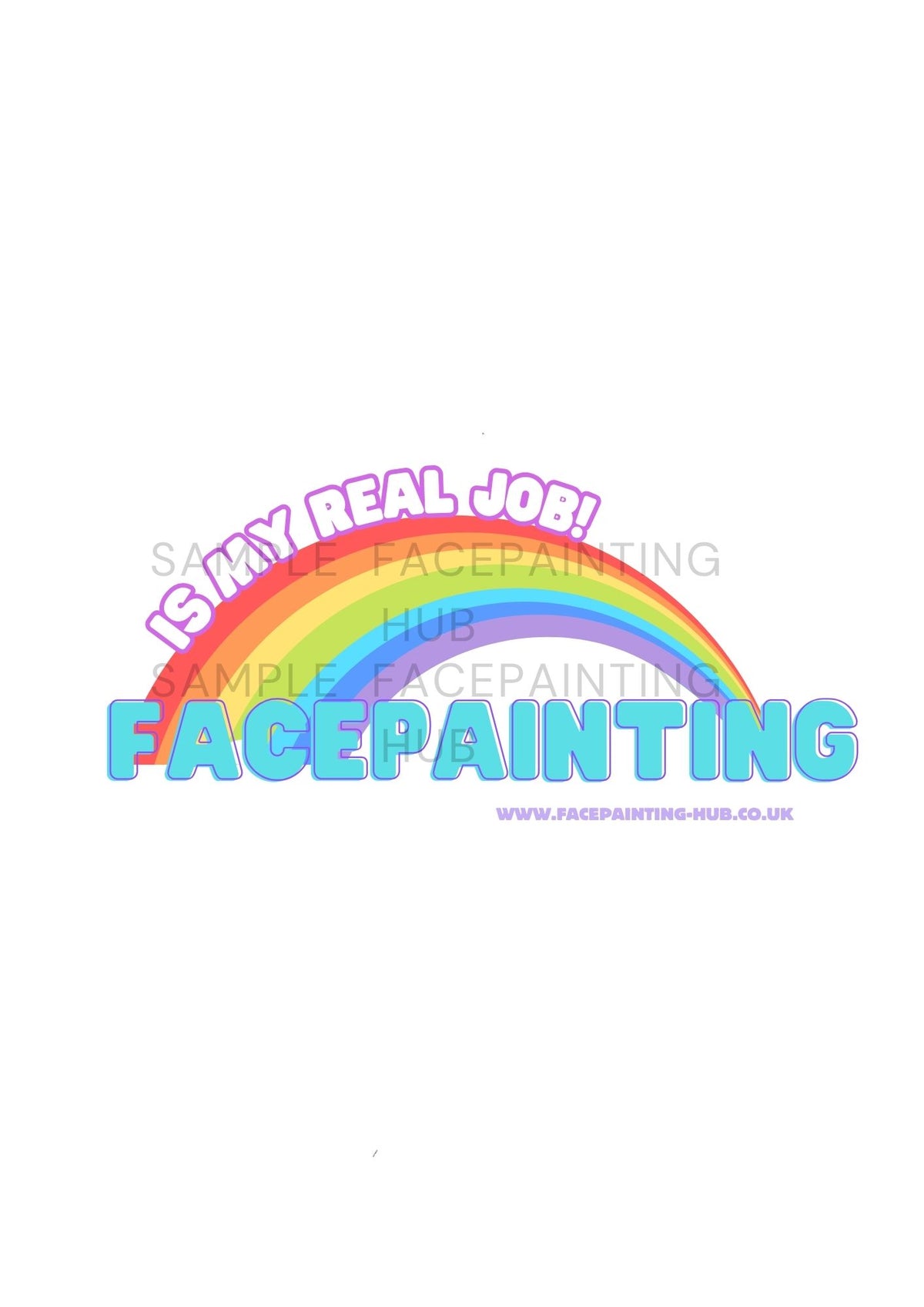 Facepainting is my real Job! Sticker