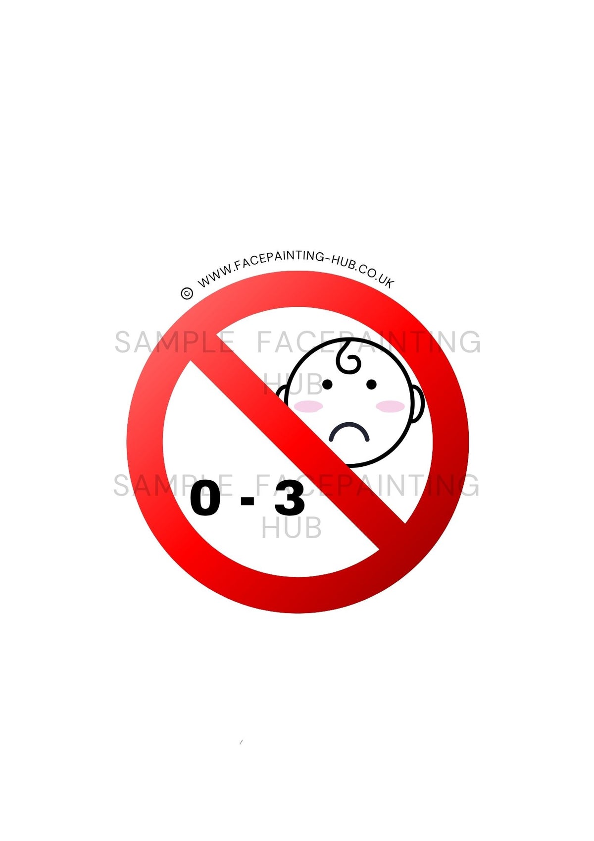 0 - 3 Sticker