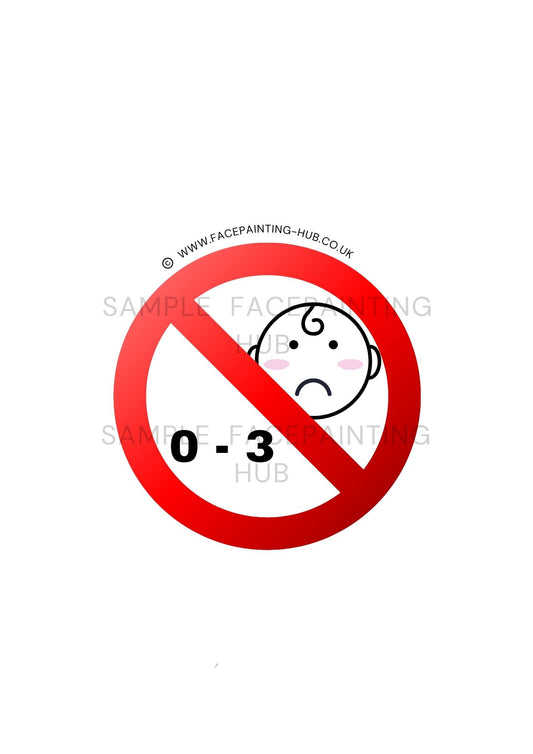 0 - 3 Sticker