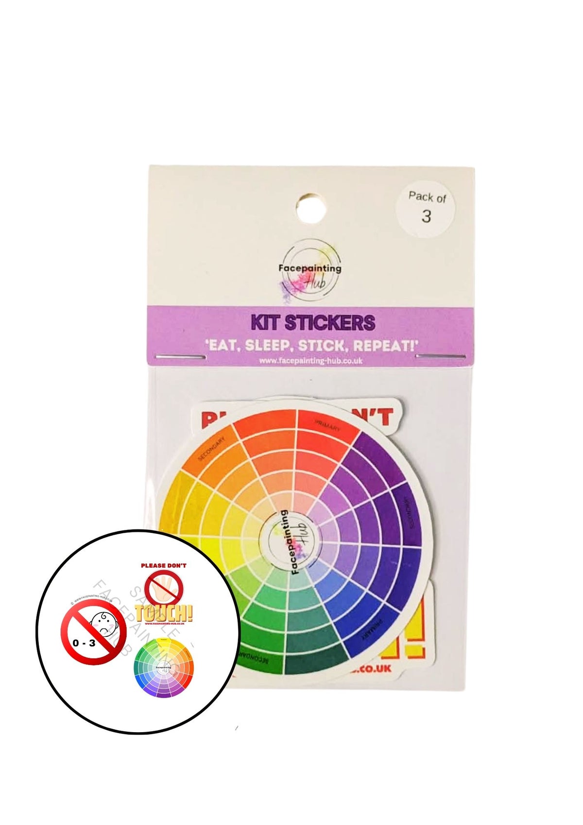Sticker Pack - Set of 3 (20% off)