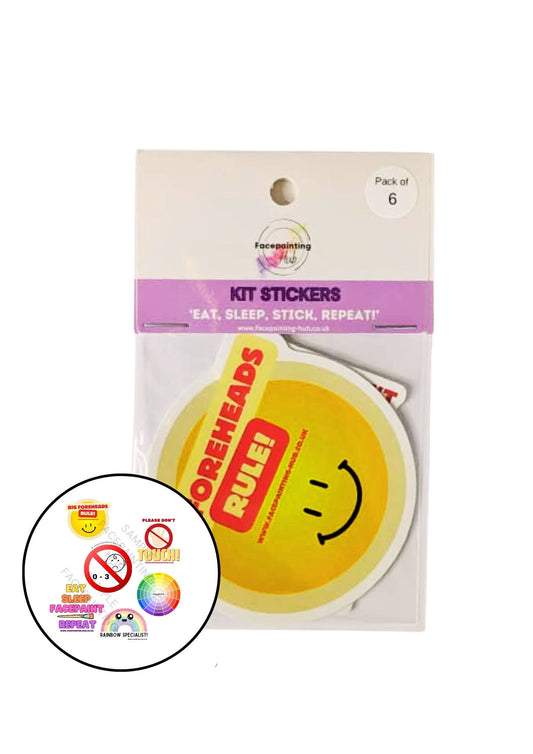Sticker Pack - Set of 6 (27% off)