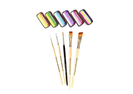 Mini Beginners Onestroke Bundle Facepainting Hub Set (10% off)