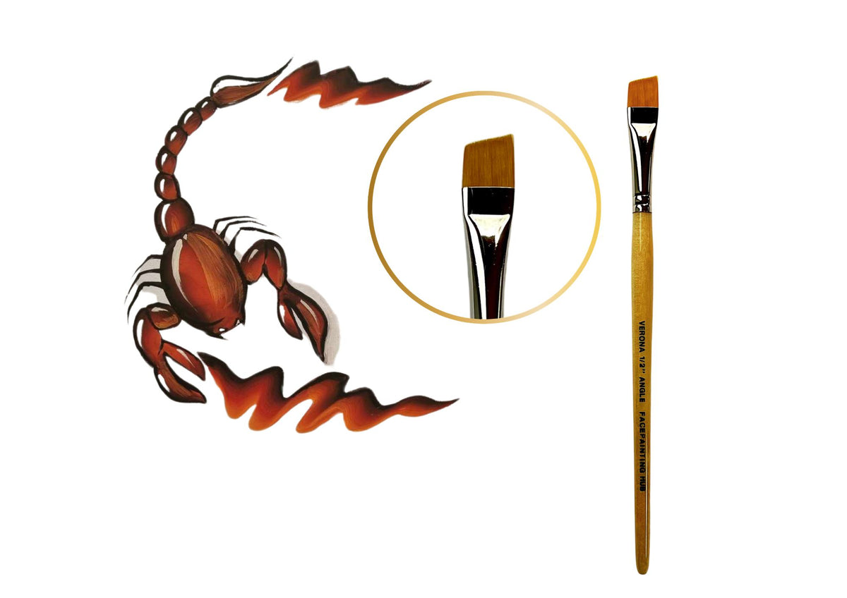 Verona 1/2" Angled Brush