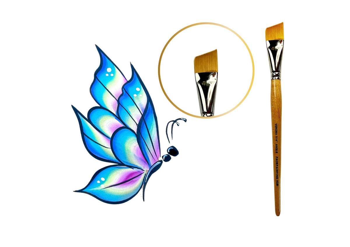 Verona 3/4" Angled Brush